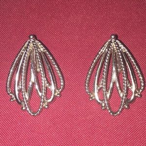 Vintage Open Scroll Work Clip Ons